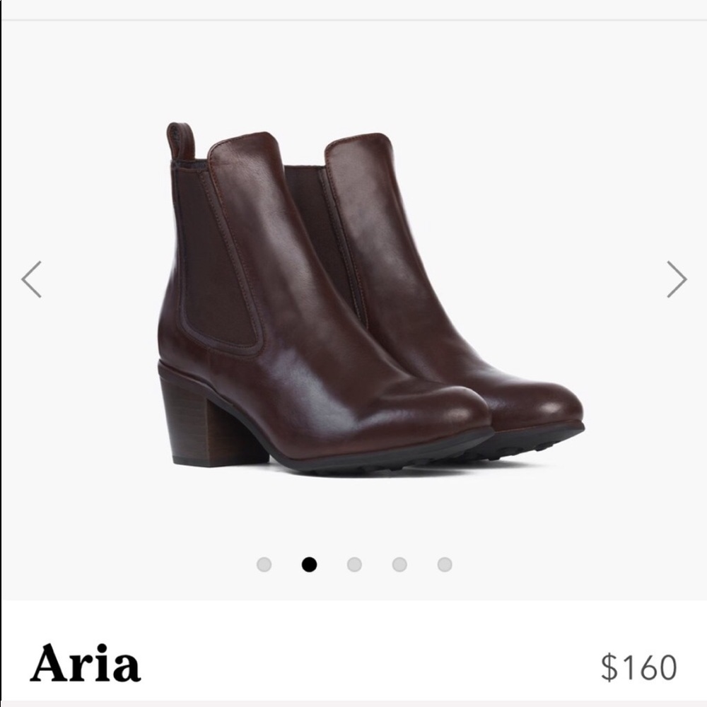 Dark Brown leather Aria boots Thursday Boot Co.